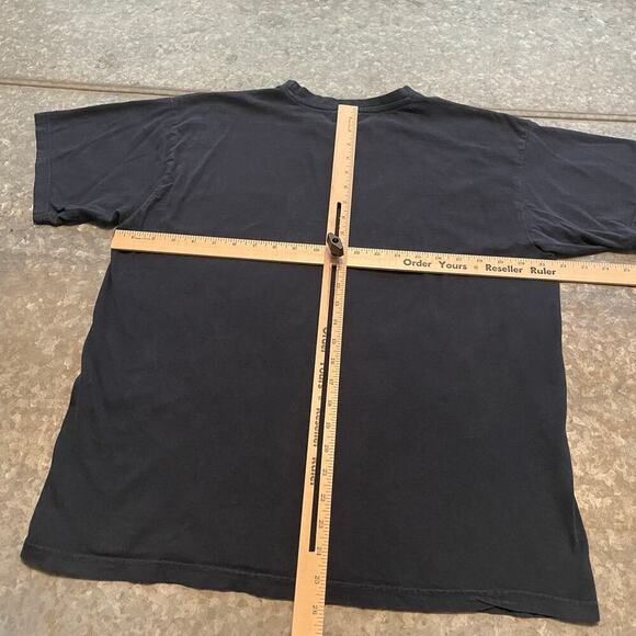 Vintage Santorini Greek Islands Embroidered Shirt Mens Medium B&C Greece 90s Y2K - Picture 6 of 8